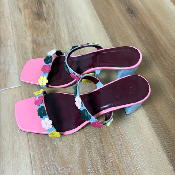 Stuad Floral Pink Sandals - Picture 2 of 4